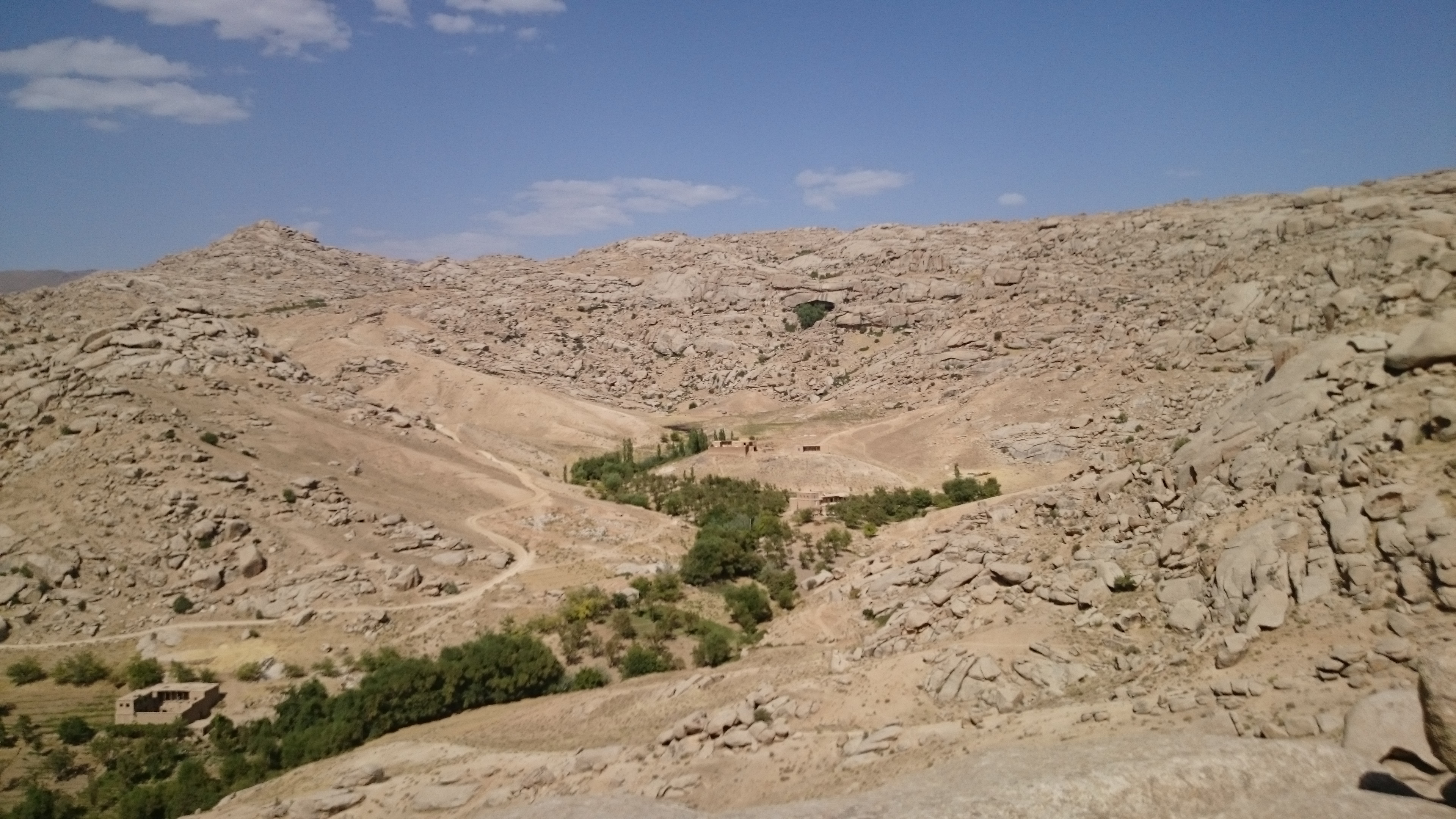 Highland terrain near Sokhtag, Daykundi Province
